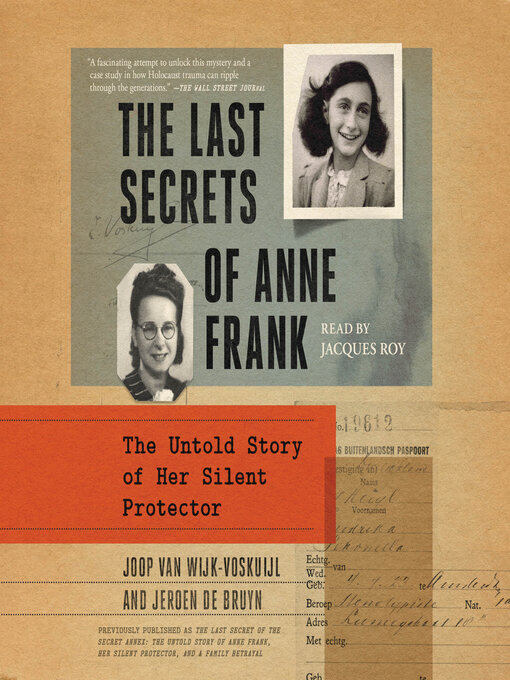 Title details for The Last Secret of the Secret Annex by Joop van Wijk-Voskuijl - Wait list